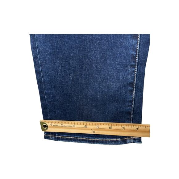 American Eagle Jeans Womens Size 4 Short Curvy High Rise Skinny Kick Dark Wash - Picture 11 of 13